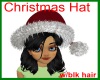 ~NV~Christmas Hat w/Blk