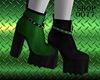 ʑ Ze Boots Green/Blk