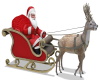 Santa Sleigh/ Deers