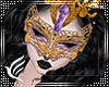 Goth Mardi Gras Mask