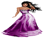 OA Purple swirl Gown
