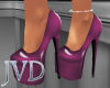 JVD Shiny Wine Heels