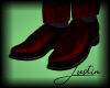 JW Crimson Velvet Shoes