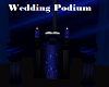 M/Blue Wedding Podium