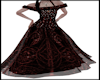 Ruby Swirls Diamond Gown