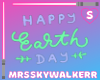 Happy Earth Day Headsign