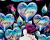 Love. faith, peace, bg