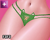 green kitty panties