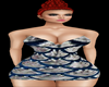 !  BLUE PARTY MINI DRESS