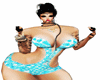 `A' CURVES TURQ XXL