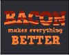 Rotating Bacon Poster