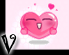 -V- animated pink heart