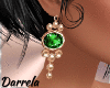 Gold & Gree Earring+BR