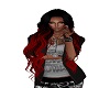 Red/Black long Hair
