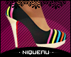 [N] Rainbow Stripe Pump