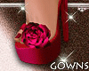 Red Rose Heels