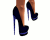 Sapphire Leather Heels