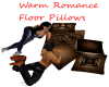 Warm Romance Fl pillows