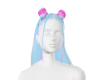 Long Candy Mixed Hair