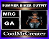 SUMMER BIKER OUTFIT