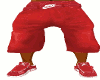 red n/g sagg shorts