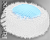 Ms Frostie Blue Fur Hat