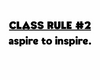 CLASS RULES 2