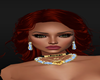 deep red Braided hair