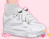 🦋 Basic white shoes