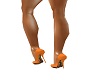 orange pumps