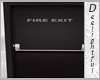 Black Exit Door