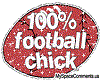 100% football chick
