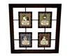 4 PICTURE  SNOWMAN FRAME