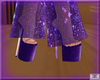 Purple Floral Heels