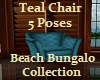 Teal 5 Pose Chair