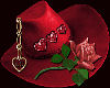 Cowboy Hat with Rose