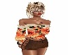 flower top short set