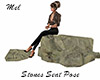 Stones Seat Pose