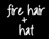 fire hair+ Hat