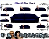 10 pose blue couch