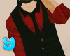 [Yiz] Vest Shirt Red