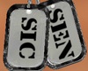 sic/sen custom dog tags