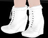 D/White Ankle Boots