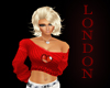 London~Red Luv Sweater