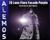 2D Purple lnsflare facad