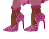 Snake Pink Pumps