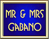 MR & MRS GABANO