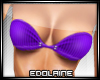 E~ Purple Bra