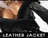 - leather & rhinestone -