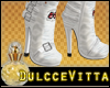~DV~Luv Kiss Boots White